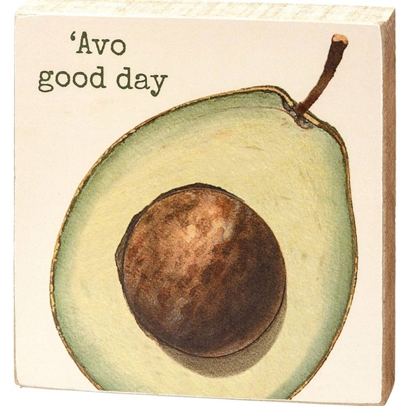 Primitives by Kathy “Avo Good Day” Block Sign - Picture 1 of 4